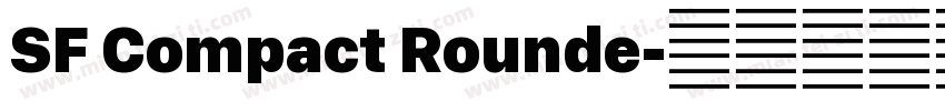 SF Compact Rounde字体转换